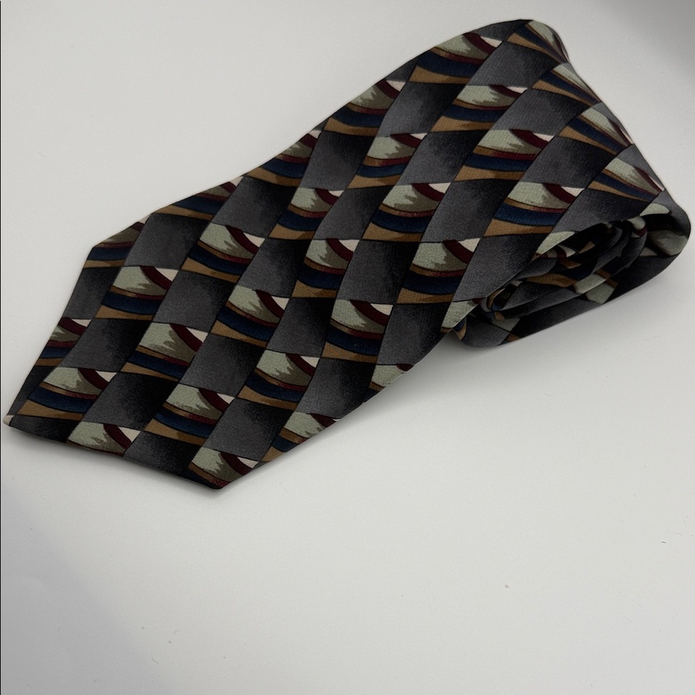 J. Garcia Men's Tie Clockworks Collection Eight 100% silk made in the USA